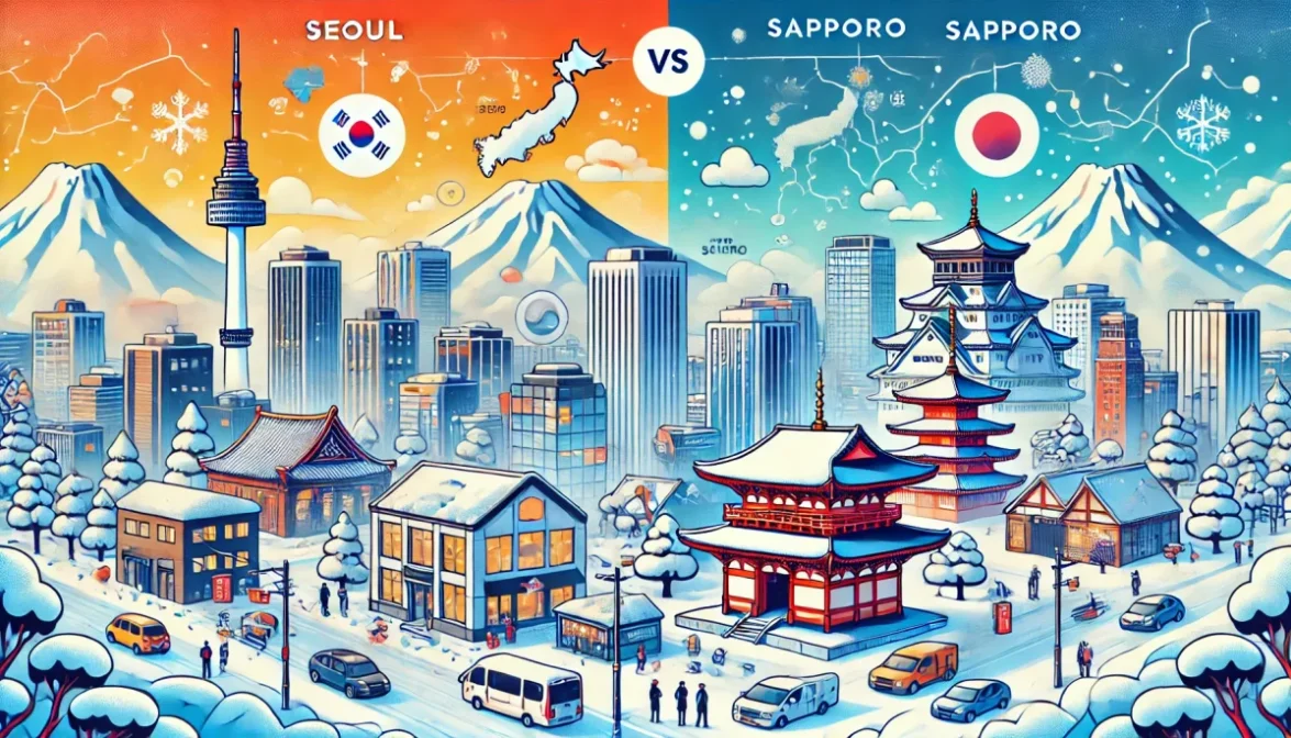 ソウルと札幌どっちが寒い？緯度や雪の有無で見る冬の寒さの特徴