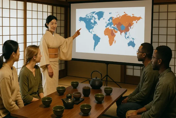 表千家と裏千家 国際化で変わる茶道の人口動態