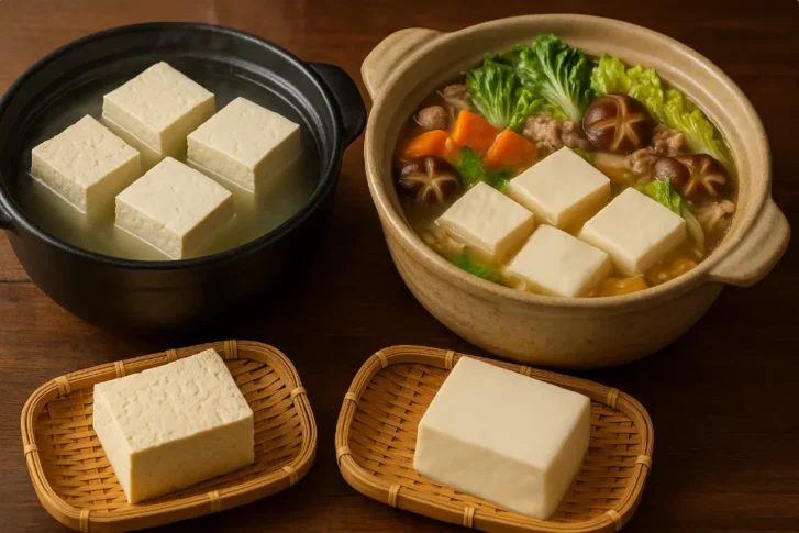 お鍋の豆腐はどっちを選ぶ？木綿と絹の違いと鍋別おすすめ