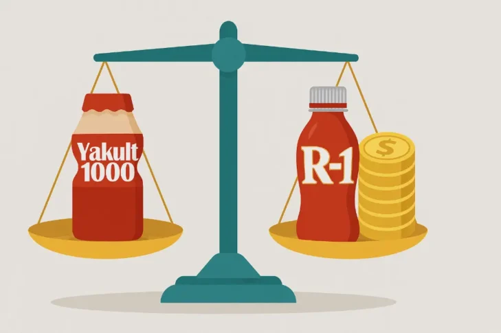 ヤクルト1000とr1の値段とコスパ