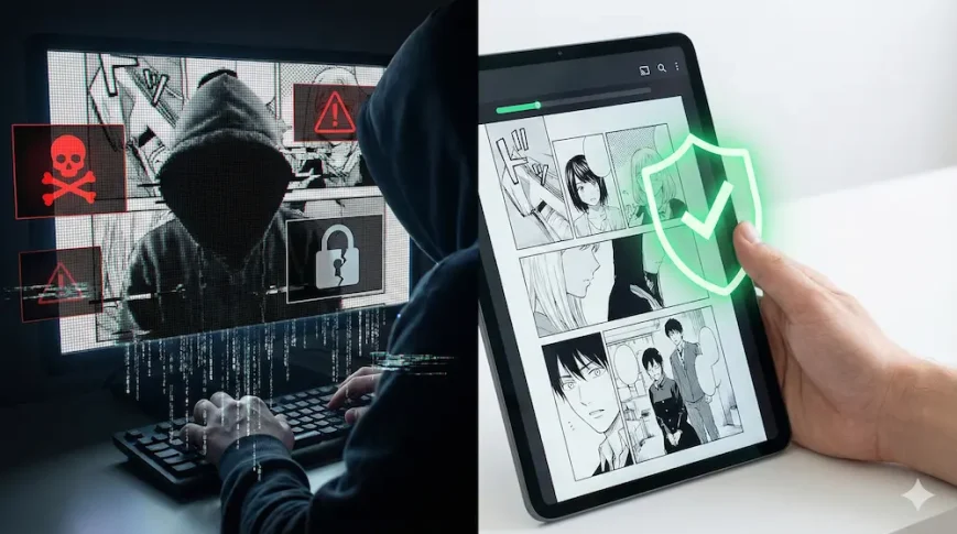 漫画rawの危険性と安全な閲覧法