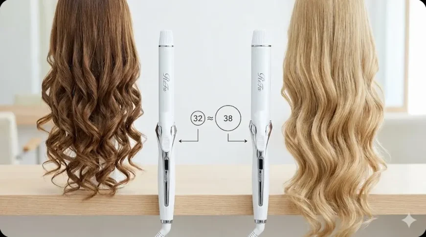 リファカールアイロン 32mmと38mmの違いをわかりやすく比較