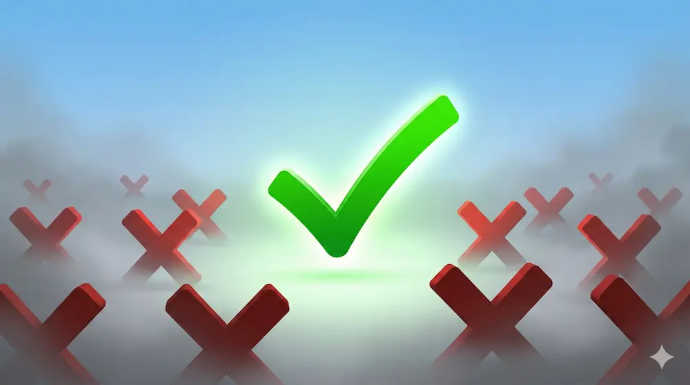 正解の12thに緑のチェックマークが入ったイメージ画像