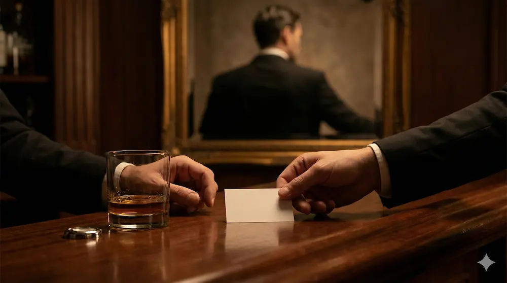 画面が暗転する直前の緊迫感と、観客に解釈を委ねるラストを象徴するイメージ画像