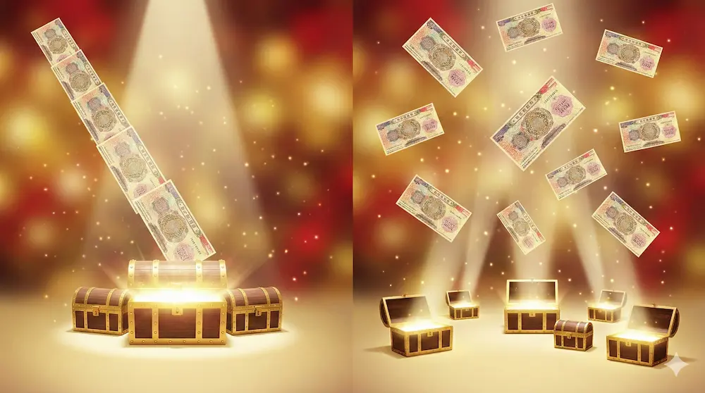 連番とバラによる買い方の違いを説明するイメージ画像