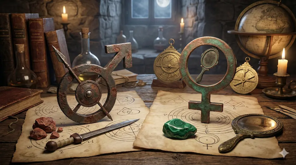 記号のルーツである天体や神話の世界をモチーフにした歴史イメージ画像