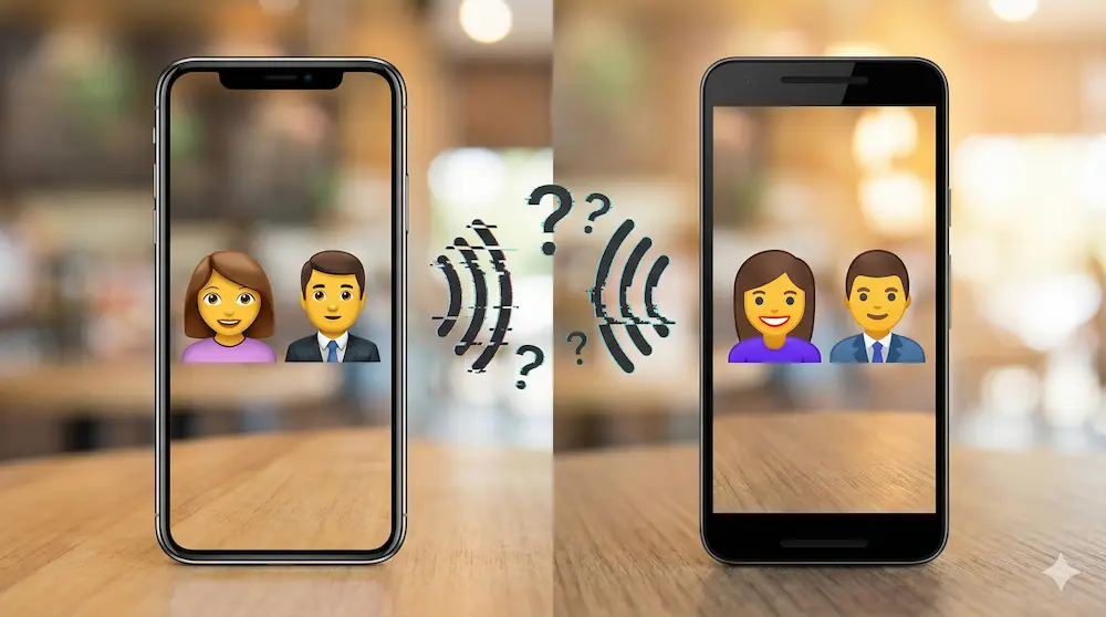 絵文字を使った多様な性別表現とニュアンスの違いを示すイメージ画像