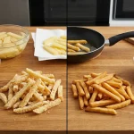 フライドポテトは片栗粉と小麦粉どっちが好み？水さらし理由と時短術
