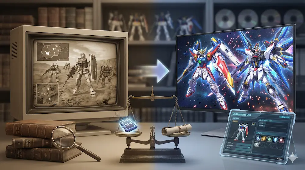 歴代シリーズにおける両作品の評価ポイントをまとめたイメージ画像