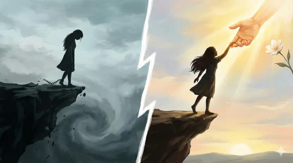 美咲の死亡説の真相と絶望から希望への変化を表すイメージ画像