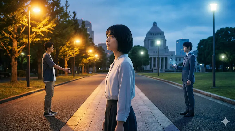 実写映画版独自の結末と主人公の選択を解説するイメージ画像