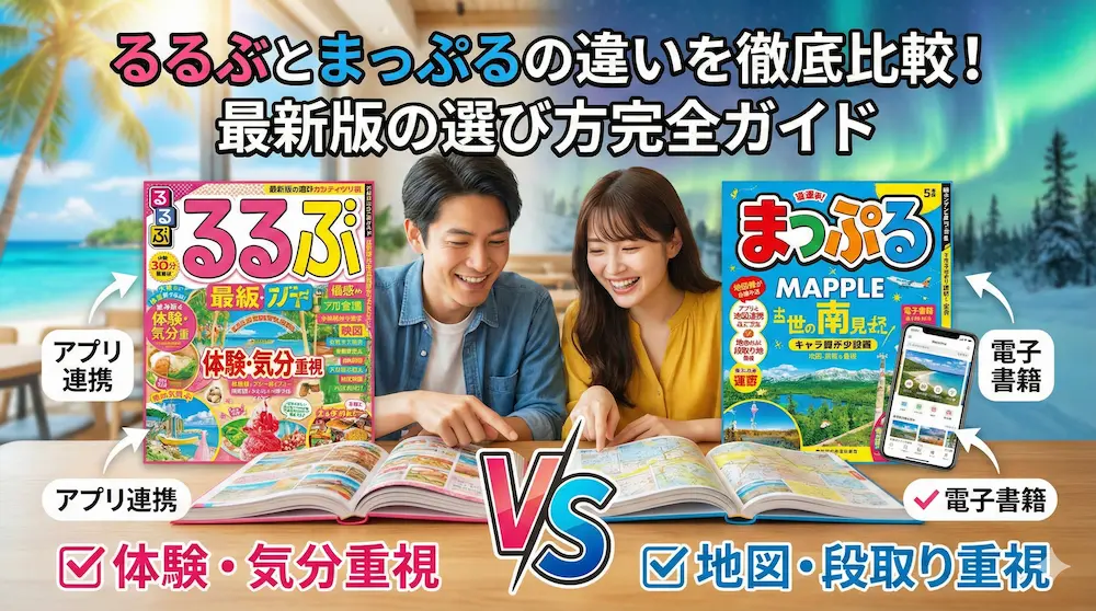 るるぶとまっぷるの違いを徹底比較！最新版の選び方完全ガイド