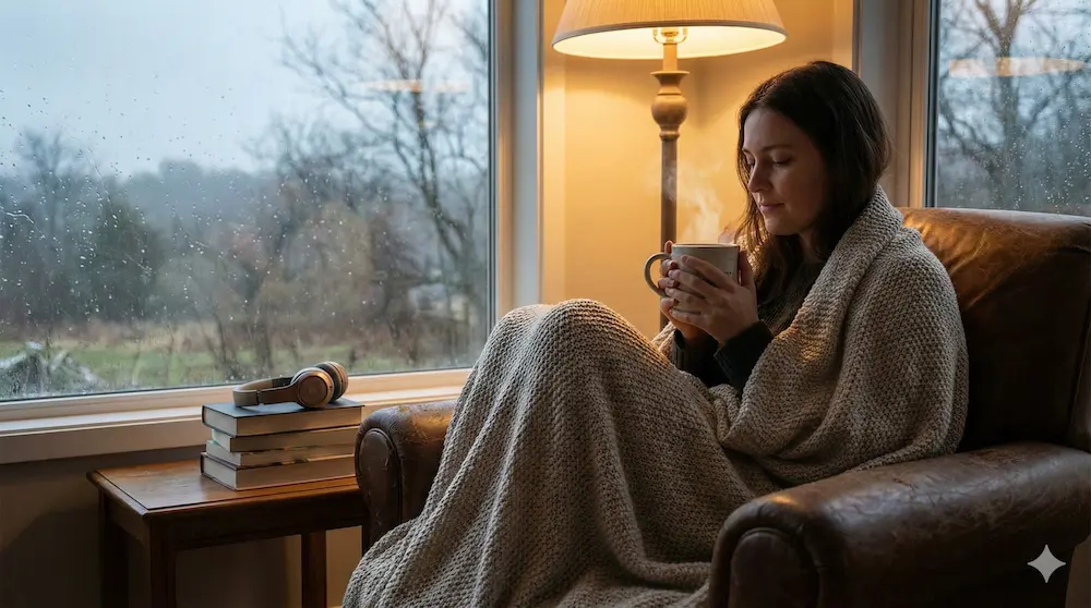 厳しい状況から身を守り心身を休める洞穴理論のイメージ画像