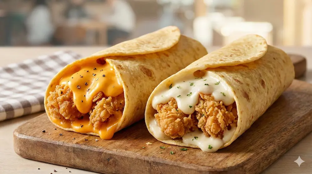 2種類のソースが溢れるツイスターの比較イメージ画像