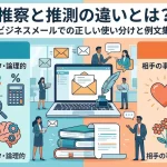 推察と推測の違いとは？ビジネスメールでの正しい使い分けと例文集